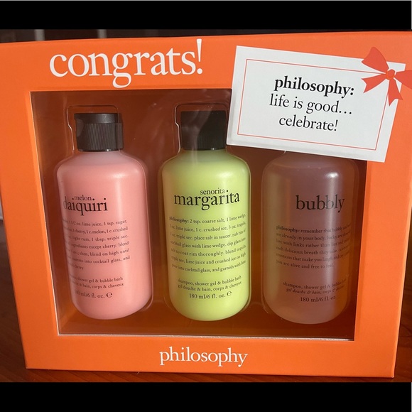 Philosophy Other - Philosophy Congrats! Giftset 3 Shower Gels